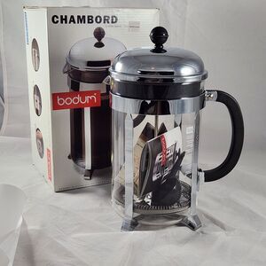 NOS Bodum Chambord 12 cup French Press Coffee Maker 1.5 liter 51 oz No. 1932